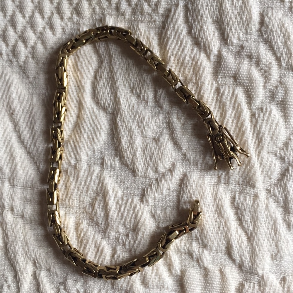 VTG Byzantine 18k solid gold bracelet